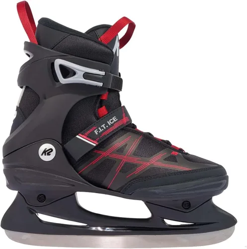 Vista 3 de K2 F.I.T Patines de Hielo Negro/Rojo
