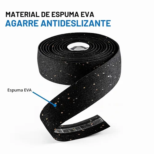 Vista 5 de LSSH - Cintas para manillar de bicicleta, cinta de manillar de bicicleta de corcho, cinta de barra de bicicleta, envolturas de mango de ciclismo