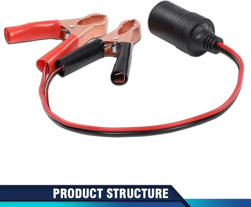 Vista 9 de PIT66 Adaptador de corriente de 12 V para encendedor de cigarrillos, compatible con cualquier accesorio de coche de 12 V, baterías de 12 voltios