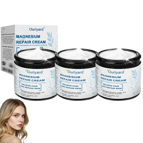 Vista 8 de Crema reparadora de piel de magnesio, nueva crema de tratamiento de piel 2025, mejora eficazmente la textura de la piel y reduce las imperfecciones