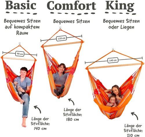 Vista 4 de LA SIESTA Domingo - Silla colgante para exteriores resistente a la intemperie Toucan