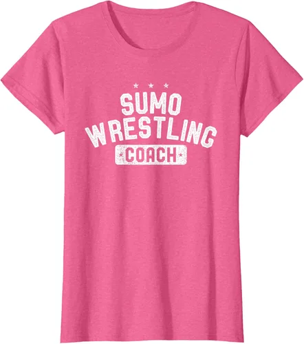Vista 72 de Camiseta vintage de lucha libre Sumo Entrenador de lucha libre, Negro, S