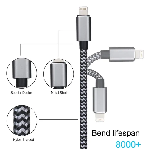Vista 4 de Cable Lightning a MIDI USB OTG tipo B para iPhone seleccionado, modelos de iPad para controlador midi, instrumento de música electrónico, teclado