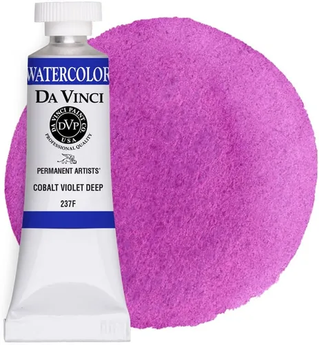 Vista 104 de DA VINCI PAINTS Pintura Acuarela Profesional para Artistas, Azul Cobalto, 15mL