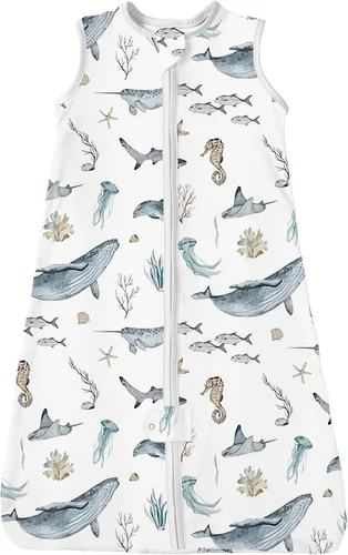 Vista 10 de TotAha Toddler Sleep Sack 2T-4T 0.5 TOG Wearable Blanket Sleeping Bag Safari de África