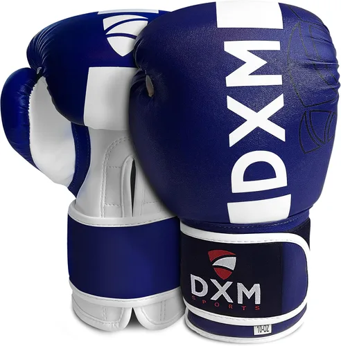Vista 9 de DXM SPORTS Guantes de boxeo para hombres y mujeres, guantes de entrenamiento de boxeo, guantes de kickboxing, guantes de sparring, guantes