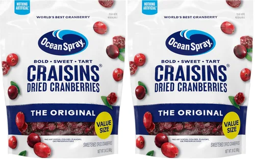 Vista 14 de Ocean Spray Craisins Arándanos Rojos Secos Originales, Paquete de Valor de 24 Onzas