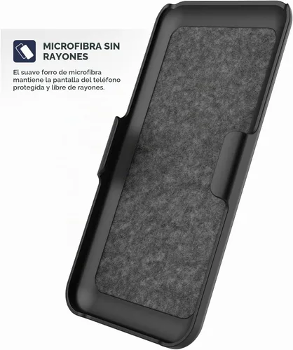Vista 8 de Encased Funda con clip para cinturón para Galaxy S20 Plus (2020 DuraClip) Funda delgada con funda (Samsung S20+ 6.7), color negro
