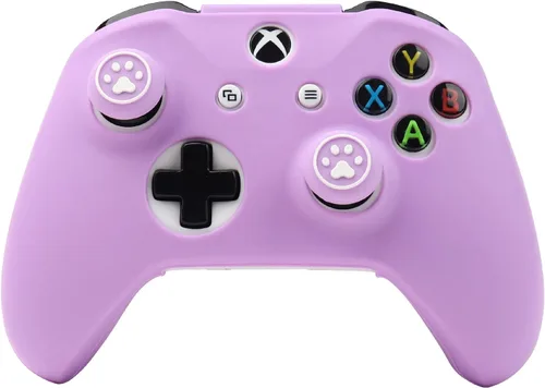 Vista 2 de RALAN Funda protectora de silicona antideslizante para control Xbox One SX con agarre de 6 pulgares.