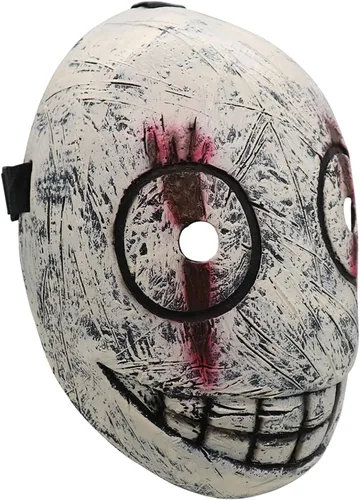 Vista 2 de Dead Game Killer - Máscara de látex para adultos con sonrisa, media cara