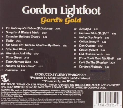 Vista 2 de Gord's Gold Greatest Hits