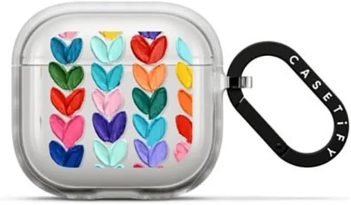 Vista 87 de CASETiFY Impact Airpods Pro (1ª/2ª) - Funda con anillo, color negro
