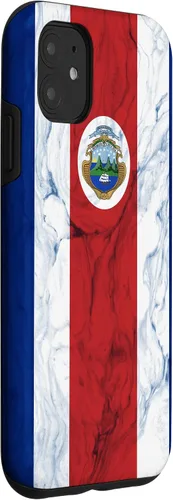 Vista 18 de Bandera de Costa Rica y fondo elegante - Funda del orgullo costarricense para iPhone 17