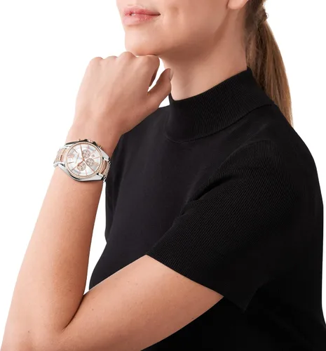 Vista 4 de Michael Kors Whitney - Reloj de acero inoxidable con detalles ostentosos