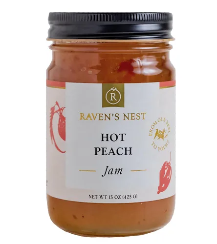 Vista 5 de Raven's Original - Mermelada natural de pimiento picante, tarro de 15 onzas (jalapeno de mora)