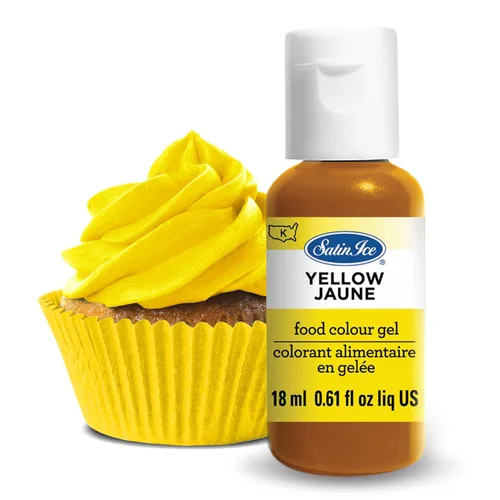 Vista 17 de Gel de colorante alimentario líquido Satin Ice, botella de 0.61 onzas líquidas, negro
