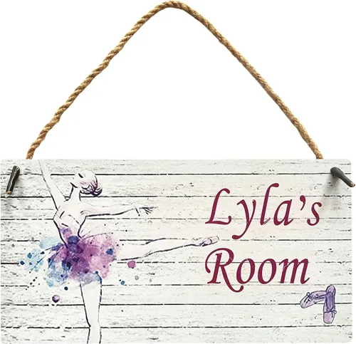 Vista 5 de JZDKJN Personalize Name Decoración de la pared del hogar Colgante de elefante bebé rosa dormitorio niño niña habitación creativa pared colgante
