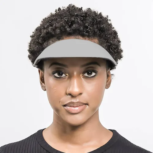 Vista 2 de No Headache Visera de sol para mujer, visera cuadrada, visera de golf, visera de tenis