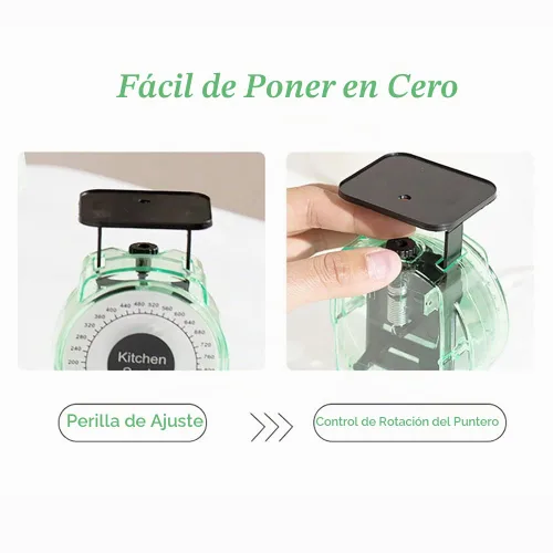 Vista 5 de Báscula de cocina para hornear, esfera mecánica, cuenco compacto, para cocinar, hornear, 2.2 lbs, aspecto retro, vintage, cocina, alimentos, báscula
