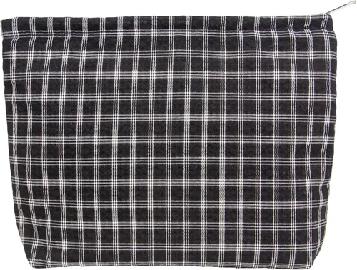 Vista 25 de Pazimiik Bolsa de maquillaje floral, grande, de algodón, con cremallera para bolsa de viaje, organizador de maquillaje de lona para mujeres
