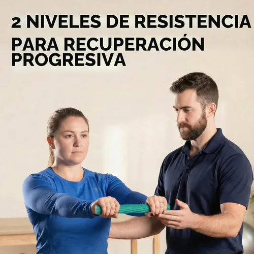 Vista 5 de THERABAND FlexBar, Resistance Bars for Tennis Elbow & Grip Strength, Color-Coded Therapy Bars for Tendonitis & Golfer’s Elbow