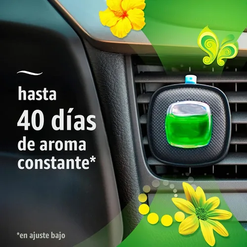 Vista 3 de Febreze Ambientador para automóvil, clip de ventilación de automóvil y eliminador de olores, aroma Gain Original, 8