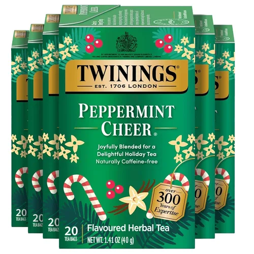 Vista 136 de Twinings Bolsas de té negro Blackcurrant Breeze envueltas individualmente, 20 unidades (paquete de 1), dulce, sabor picante, con cafeína, disfruta