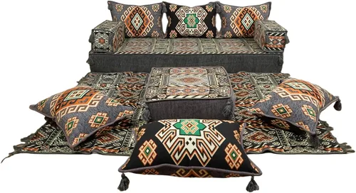 Vista 34 de arabicsofa Cojines Majlis de piso tradicionales: asientos modulares Diwan seccionales
