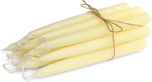 Vista 8 de Bee The Light Velas cónicas de cera de abeja 100% pura, Hanukkah, cumpleaños u ortodoxas, totalmente naturales, hechas a mano, sin humo, sin