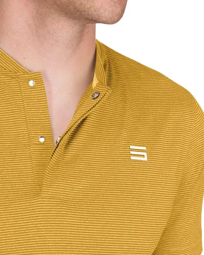 Vista 2 de Three Sixty Six Polo de golf de manga corta para hombre, ligero, absorbe la humedad, secado rápido, tejido elástico