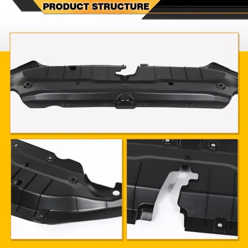 Vista 8 de CNNELL Cubierta superior de soporte del radiador compatible con Toyota 4Runner 2010-2020 TO1224108