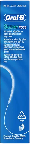 Vista 2 de Oral B Floss Super Pre-Cut Strands 164.0 ft