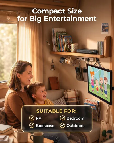 Vista 7 de Reproductores de DVD para TV con HDMI, reproductores de DVD que reproducen todas las regiones, reproductor de DVD simple con fácil funcionamiento