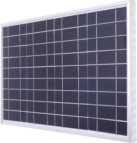 Vista 4 de Zunate Kit de cargador de panel solar de 100 W con controlador de carga de 12 V 10-50 A Marco de aluminio, salidas USB y CC para RV, barco