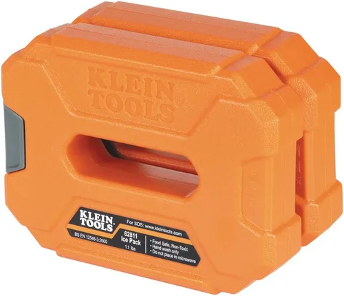 Vista 5 de Klein Tools 62811 Paquetes de hielo reutilizables para bolsas refrigeradoras y loncheras, diseño entrelazado, resistente para uso diario