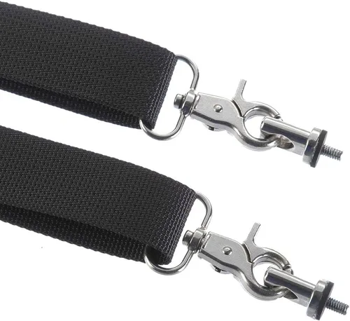Vista 2 de Correa ajustable para el cuello del hombro compatible con controlador inteligente DJI Mavic 2 Pro/DJI Mavic 2 Zoom Drone, liberación rápida - Negro