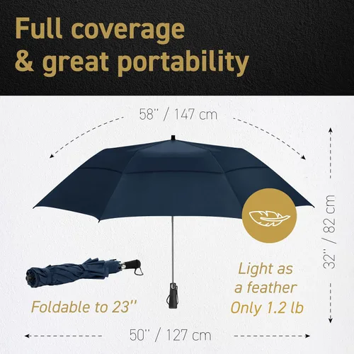 Vista 46 de EEZ-Y Folding Golf Umbrella