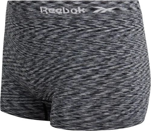 Vista 4 de Reebok Women's Underwear - Plus Size High Waisted Seamless Boyshort Panties (3 Pack)