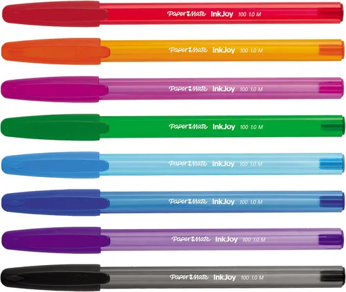 Vista 2 de Paper Mate InkJoy 100ST Bolígrafos de Punta Media (1.0mm), Surtidos, 18