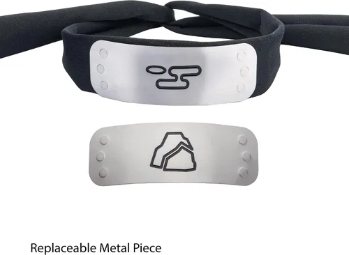 Vista 5 de Naruto Juego de diadema para cosplay con 4 platos de pueblo
