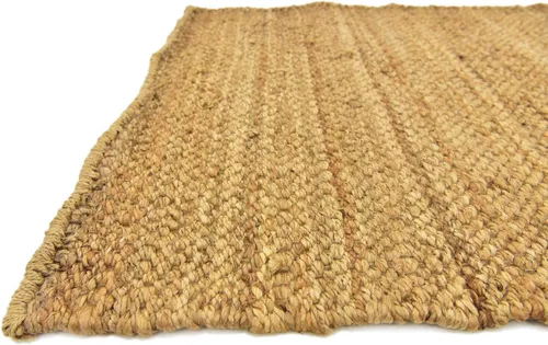 Vista 9 de Unique Loom Chunky Jute Collection - Alfombra de área - Amanda (2' 7" x 6' 1", color natural)