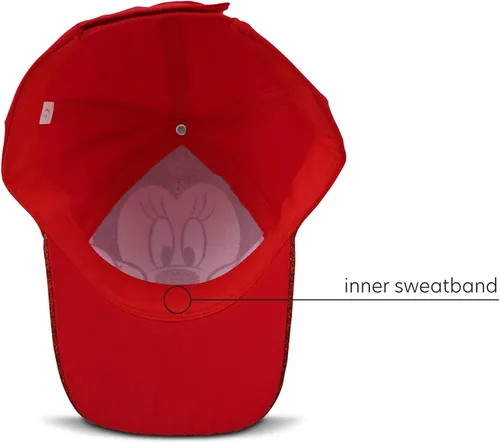 Vista 6 de Disney Gorra de béisbol de Mickey Mouse para niños con orejas 3D correa trasera curvada 4-7 Azul