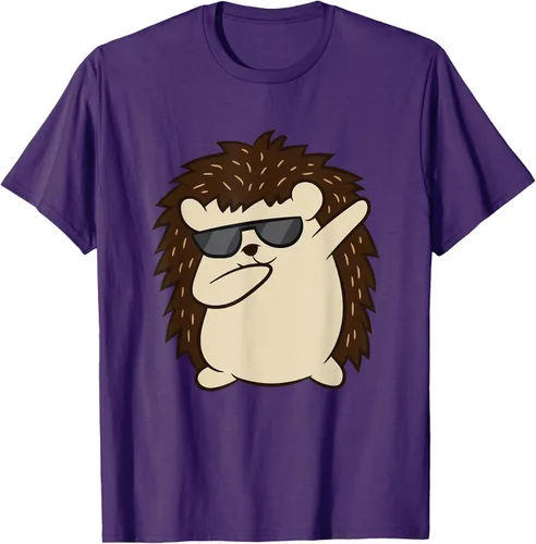 Vista 70 de Dabbing Hedgehog Funny Hedgehog Camiseta S
