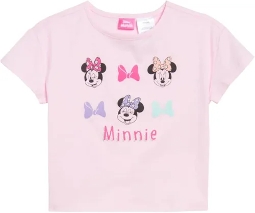 Vista 4 de Disney Minnie Mouse - Conjunto de pantalones de 3 piezas para niñas, sudadera con capucha y cremallera de Minnie Mouse para niñas