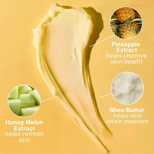 Vista 6 de Hidratante corporal herbal Hempz, dulce de piña y miel de melón