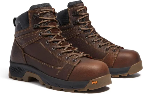 Vista 2 de Timberland PRO Botas Titan EV de 6 pulgadas con punta Comp para hombre Marrón oscuro V1