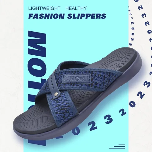 Vista 7 de ONCAI Sandalias cruzadas para hombre, soporte de arco, sandalias deportivas con plantilla ortopédica para fascitis plantar