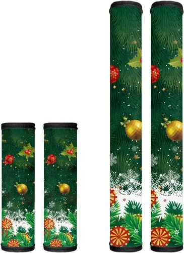 Vista 12 de Horeset Fundas para manija de puerta de refrigerador con estampado de bandera estadounidense, lavable, antideslizante, protector de US Flag