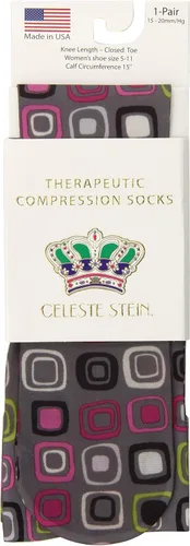 Vista 19 de Celeste Stein calcetines de compresión terapéutica, 15 a 20 mmHg, 1 par, CMPS2-1089, 1, 1
