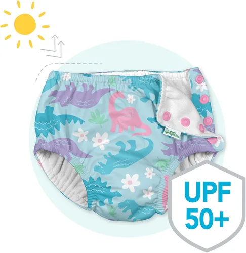 Vista 6 de i Play, de Green Sprouts - Pañal de natación reutilizable para niños y bebés, Pañal de natación reutilizable de broche, XL